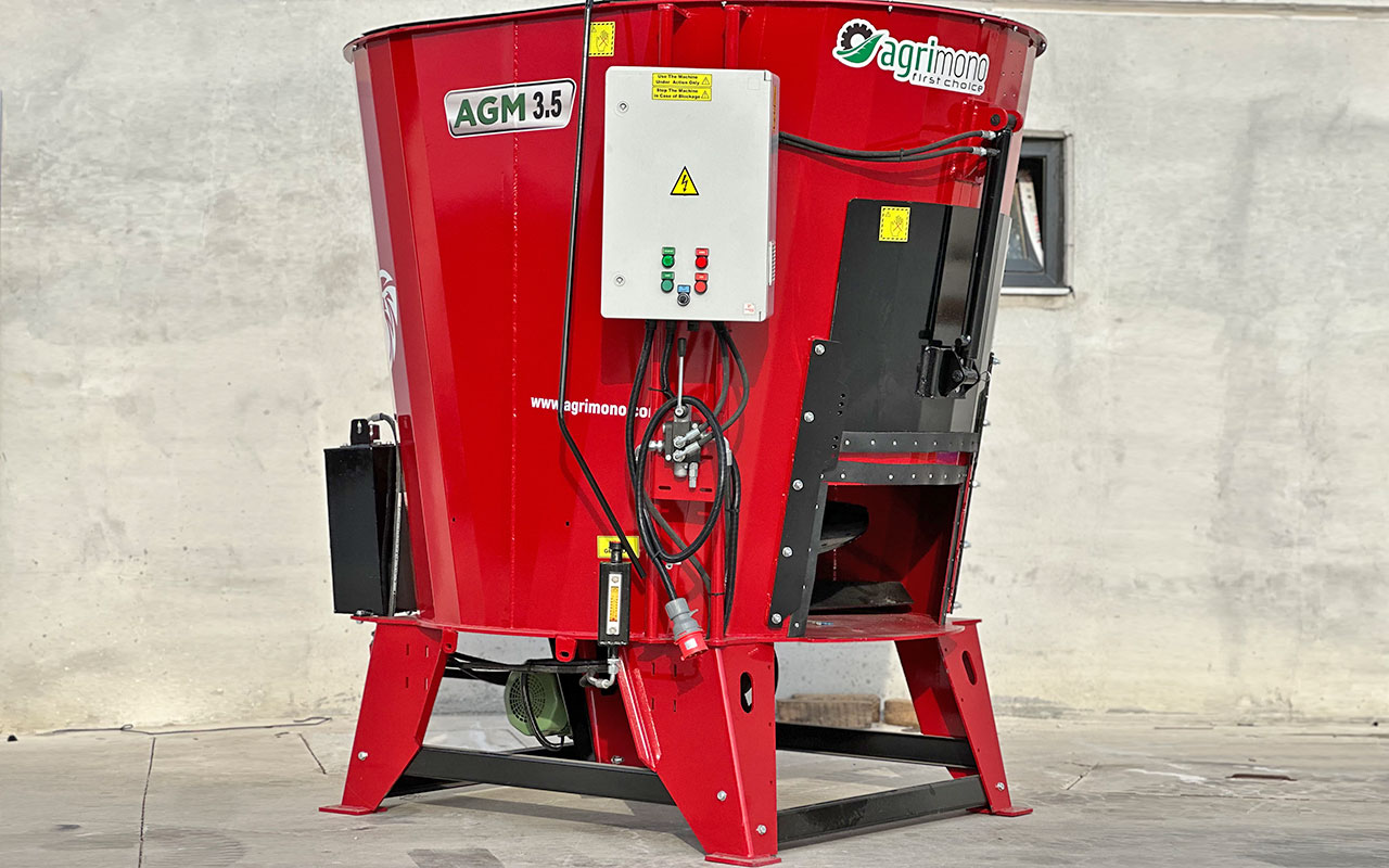 Mélangeuse TMR stationnaire moteur électrique